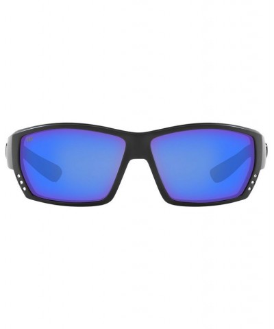 Men's Tuna Alley Polarized Sunglasses 6S000211 BLACKOUT /BLUE MIR $81.90 Mens