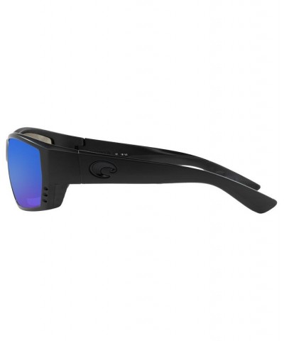 Men's Tuna Alley Polarized Sunglasses 6S000211 BLACKOUT /BLUE MIR $81.90 Mens