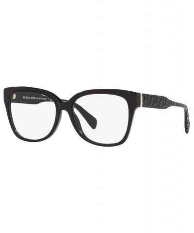 Women's PALAWAN Square Eyeglasses MK409152-O Black $24.07 Womens