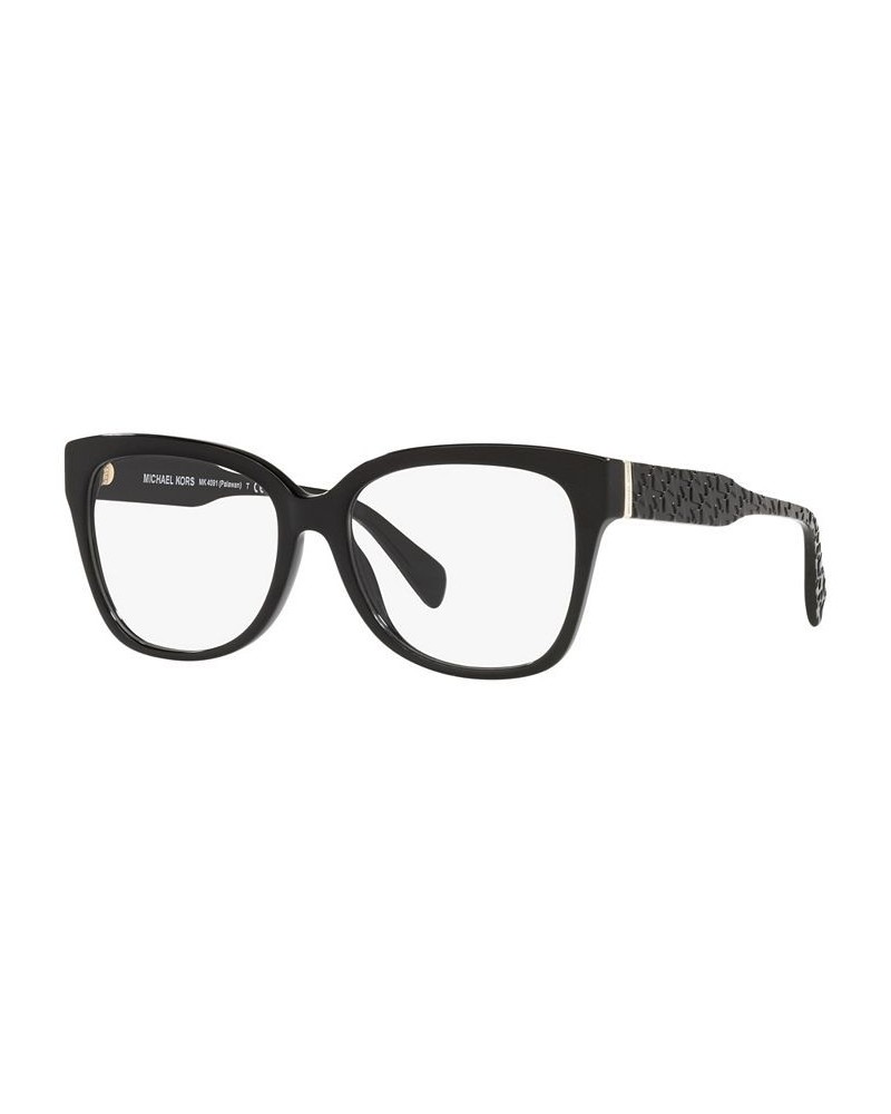 Women's PALAWAN Square Eyeglasses MK409152-O Black $24.07 Womens