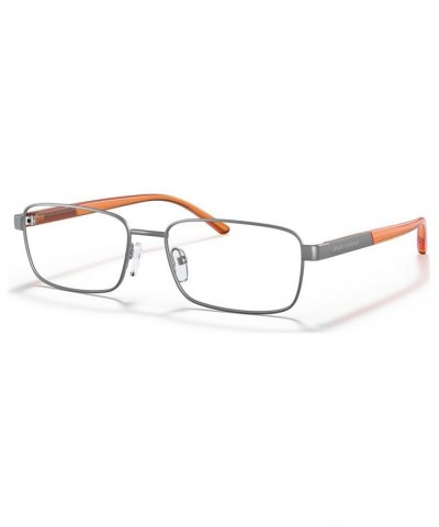 Men's Rectangle Eyeglasses AX105056-O Matte Blue $30.94 Mens