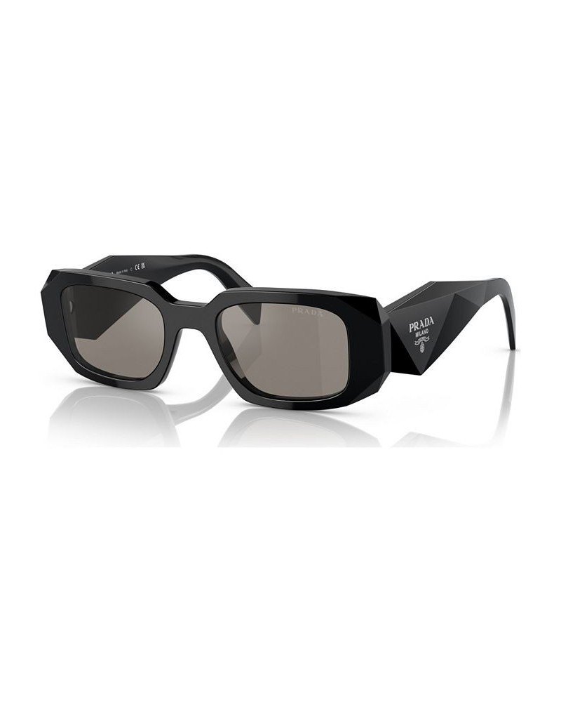 Women's Sunglasses PR 17WS Mirror Black Mirrored $77.94 Womens