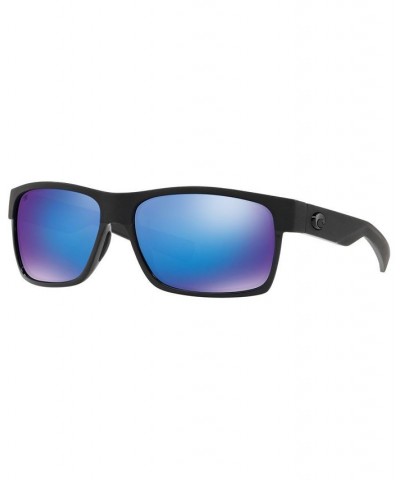 Polarized Sunglasses HALF MOON 60 BLACK/ BLUE MIRROR POLAR $70.98 Unisex