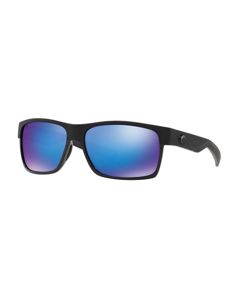 Polarized Sunglasses HALF MOON 60 BLACK/ BLUE MIRROR POLAR $70.98 Unisex