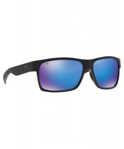 Polarized Sunglasses HALF MOON 60 BLACK/ BLUE MIRROR POLAR $70.98 Unisex