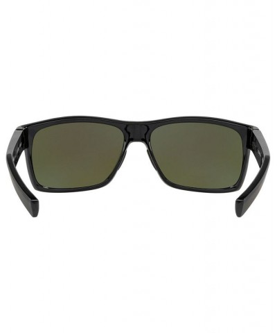 Polarized Sunglasses HALF MOON 60 BLACK/ BLUE MIRROR POLAR $70.98 Unisex