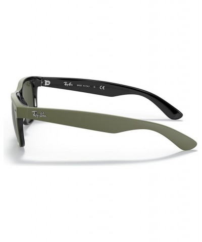 NEW WAYFARER Sunglasses RB2132 55 TOP RUBBER MILITARY GREEN ON B/GREEN $25.67 Unisex