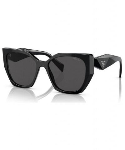Women's Sunglasses PR 19ZS55-X Black $117.45 Womens