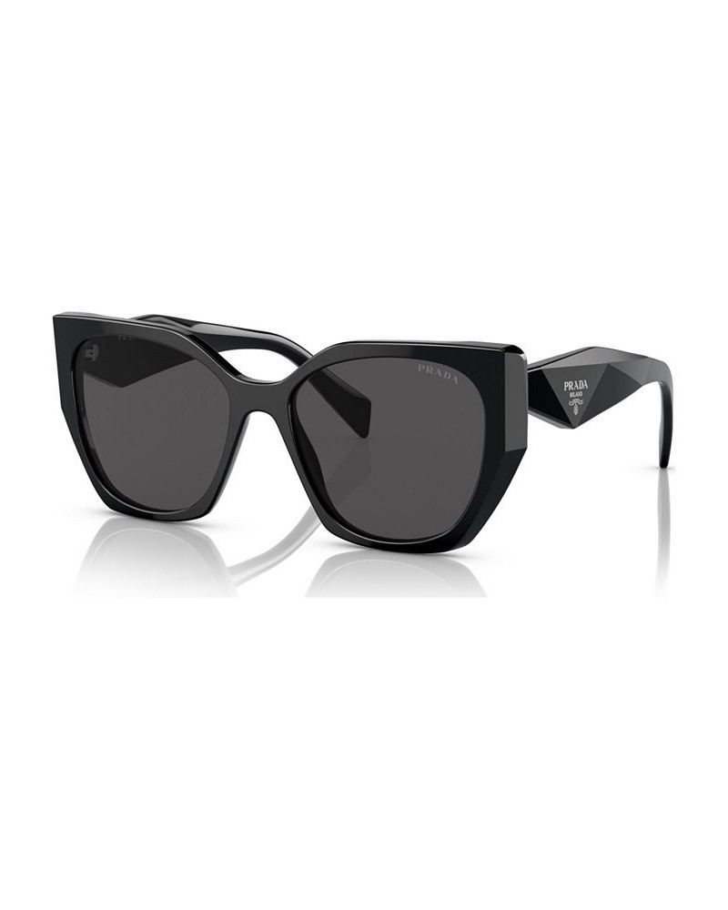 Women's Sunglasses PR 19ZS55-X Black $117.45 Womens