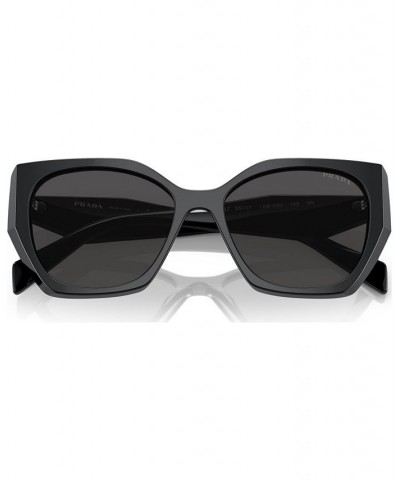 Women's Sunglasses PR 19ZS55-X Black $117.45 Womens