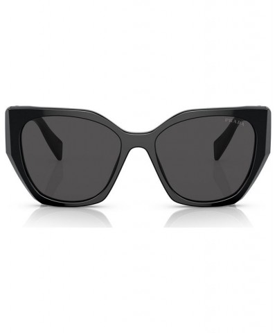 Women's Sunglasses PR 19ZS55-X Black $117.45 Womens