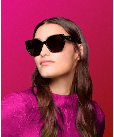 Women's Sunglasses PR 19ZS55-X Black $117.45 Womens