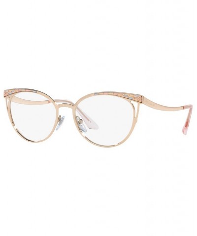 BV2186 Women's Cat Eye Eyeglasses Pink Gold-Tone $97.29 Womens