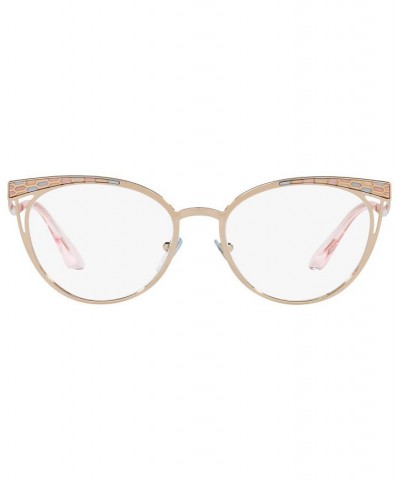 BV2186 Women's Cat Eye Eyeglasses Pink Gold-Tone $97.29 Womens