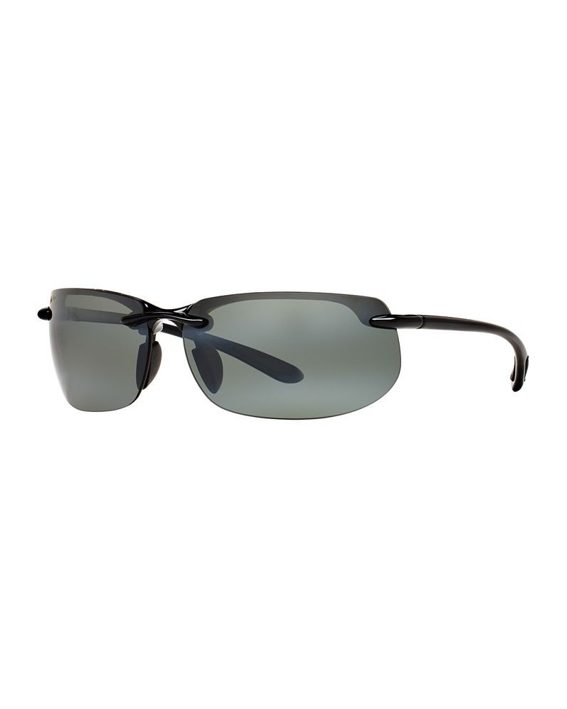 Polarized Banyans Sunglasses 412 Black/Grey $57.36 Unisex