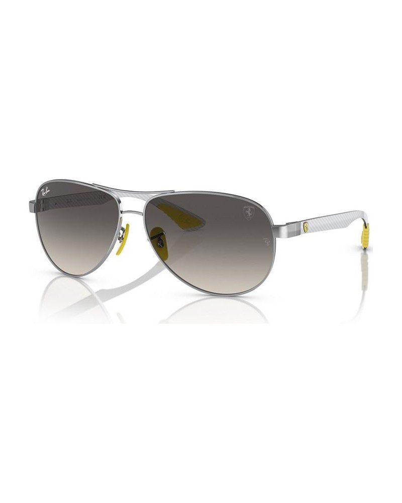 Men's Sunglasses RB8331M Scuderia Ferrari Collection Silver-Tone $69.60 Mens