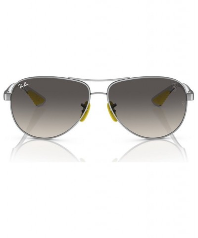 Men's Sunglasses RB8331M Scuderia Ferrari Collection Silver-Tone $69.60 Mens