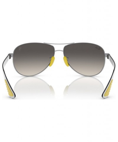 Men's Sunglasses RB8331M Scuderia Ferrari Collection Silver-Tone $69.60 Mens