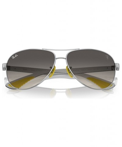 Men's Sunglasses RB8331M Scuderia Ferrari Collection Silver-Tone $69.60 Mens