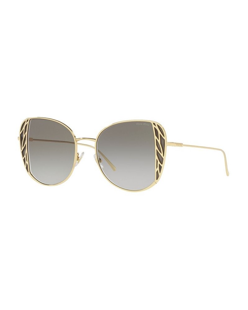 Women's Sunglasses MU 57XS 52 GOLD/GREY GRADIENT $117.37 Womens