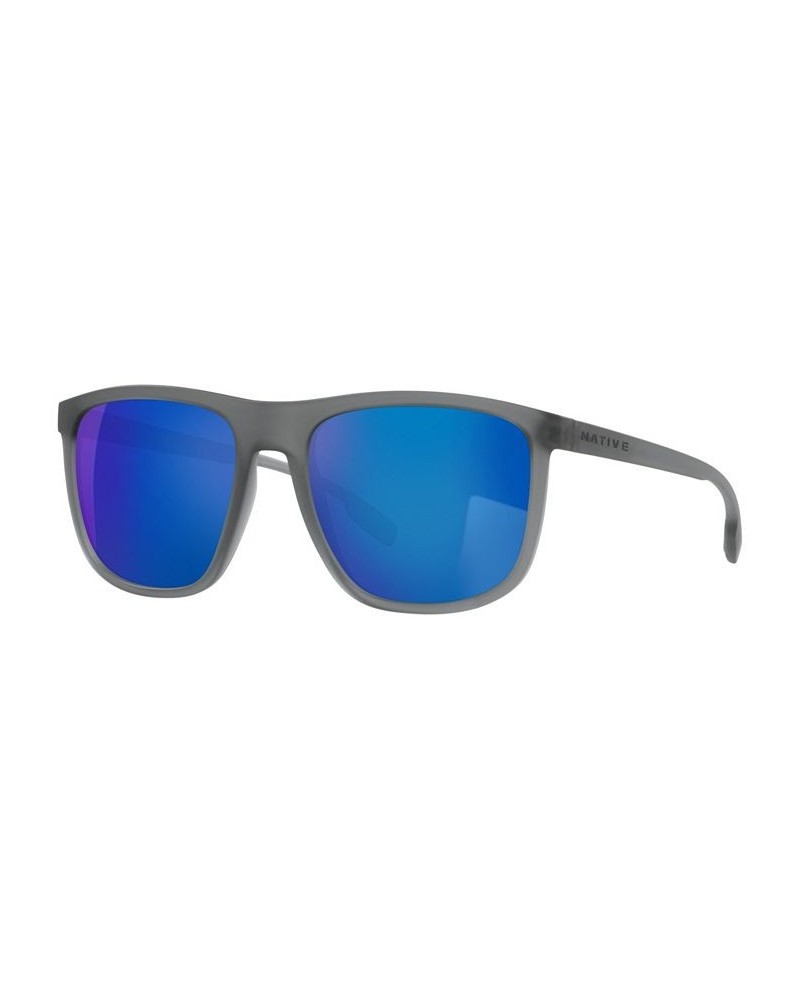 Native Unisex Polarized Sunglasses XD9036 Mesa 57 Matte Smoke Crystal $13.11 Unisex