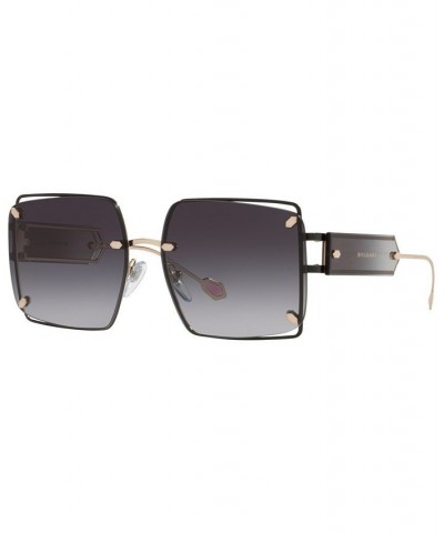 Women's Sunglasses BV6171 59 Pink Gold-Tone/Oxblood $156.26 Womens