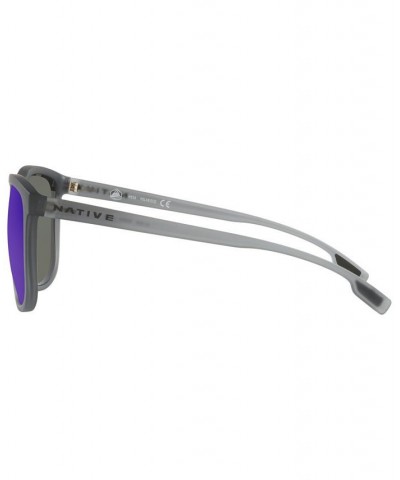 Native Unisex Polarized Sunglasses XD9036 Mesa 57 Matte Smoke Crystal $13.11 Unisex