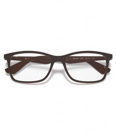 RB7047 Unisex Square Eyeglasses Clear $43.12 Unisex