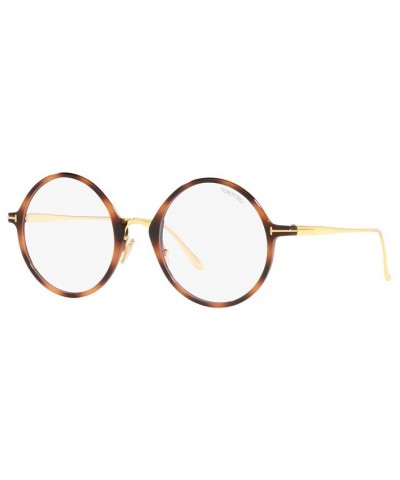 TR001335 Women's Round Eyeglasses Gold Tone Pink Shiny $74.25 Womens