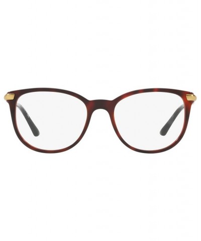 BE2255Q Women's Square Eyeglasses Red Tort $41.73 Womens