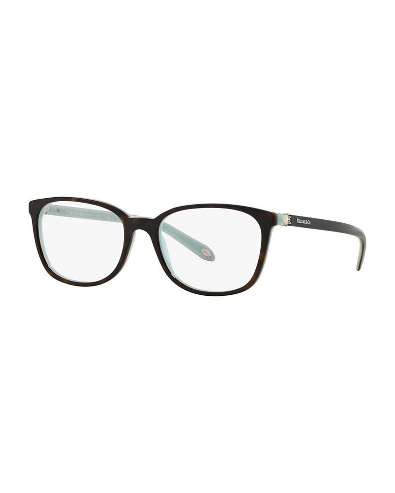 TF2109BF Tiffany Aria Women's Square Low Bridge Fit Eyeglasses Tortoise $89.25 Womens