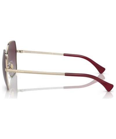 Women's Polarized Sunglasses RA413858-YP Bordeaux $19.55 Womens