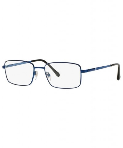 SF2271 Men's Rectangle Eyeglasses Dark Blue $25.30 Mens