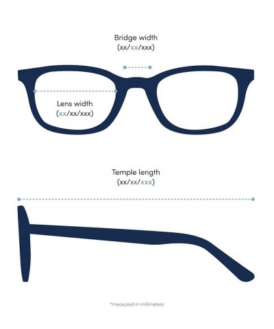 SF2271 Men's Rectangle Eyeglasses Dark Blue $25.30 Mens