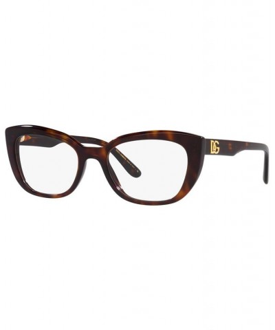 DG3355 Women's Butterfly Eyeglasses Black Bubble $60.00 Womens