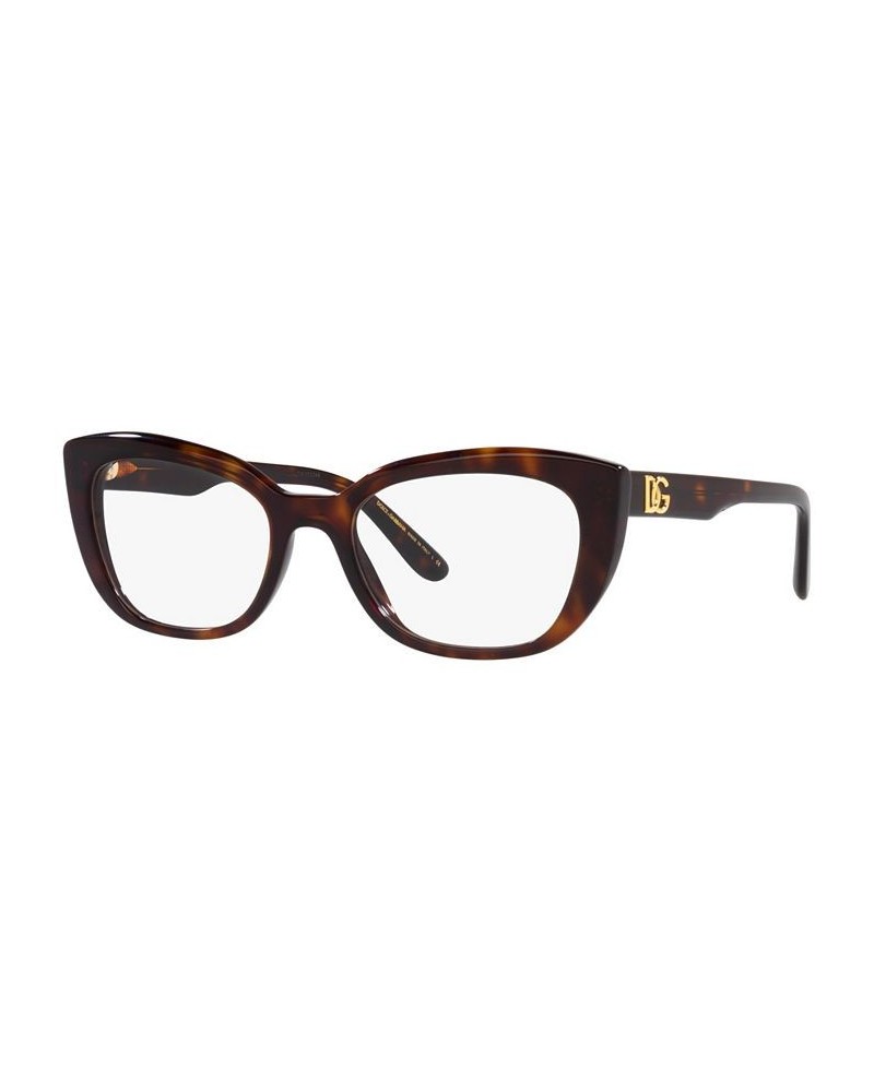 DG3355 Women's Butterfly Eyeglasses Black Bubble $60.00 Womens