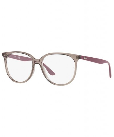 RB4378V Optics Women's Square Low Bridge Fit Eyeglasses Havana $30.80 Womens