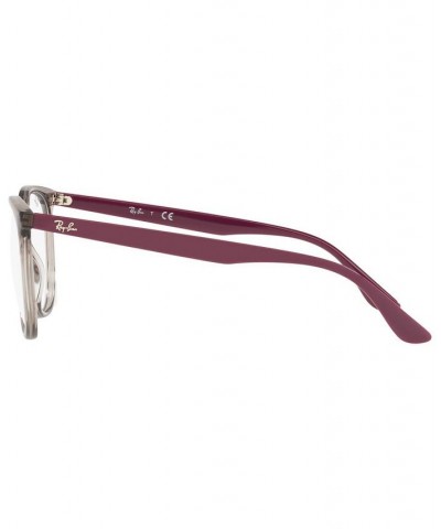 RB4378V Optics Women's Square Low Bridge Fit Eyeglasses Havana $30.80 Womens