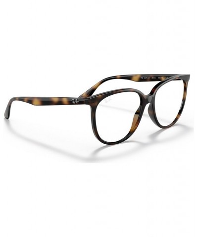 RB4378V Optics Women's Square Low Bridge Fit Eyeglasses Havana $30.80 Womens