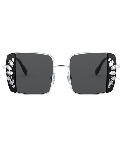 Sunglasses MU 56VS 46 SILVER/BLACK/DARK GREY $50.26 Unisex