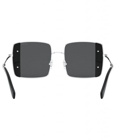 Sunglasses MU 56VS 46 SILVER/BLACK/DARK GREY $50.26 Unisex