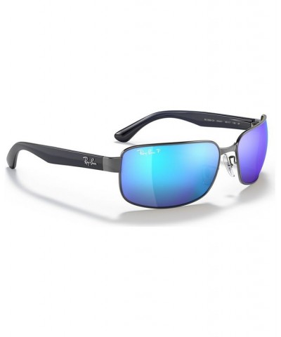 Polarized Sunglasses RB3566 CHROMANCE GUNMETAL/BLUE MIRROR POLAR $45.17 Unisex