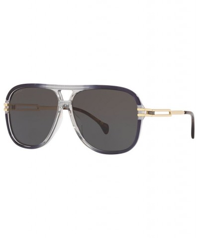 Men's GG1105S 63 Sunglasses GC00180963-X Gray $150.80 Mens