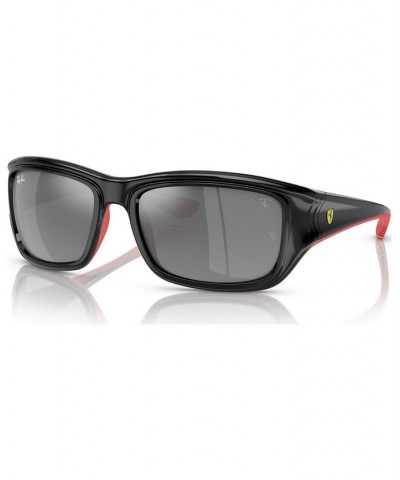 Men's Sunglasses RB4405M Scuderia Ferrari Collection Black on Red $80.62 Mens