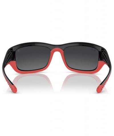 Men's Sunglasses RB4405M Scuderia Ferrari Collection Black on Red $80.62 Mens