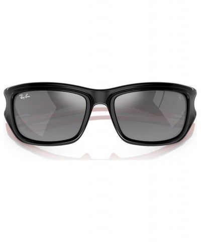 Men's Sunglasses RB4405M Scuderia Ferrari Collection Black on Red $80.62 Mens