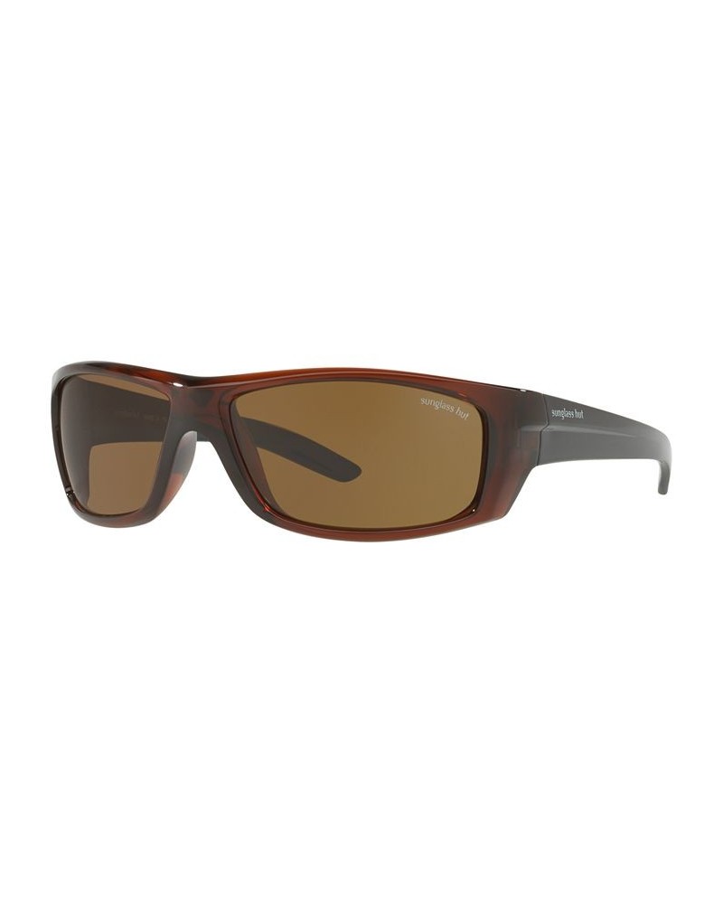 Sunglasses HU2007 63 BROWN/BROWN $17.82 Unisex