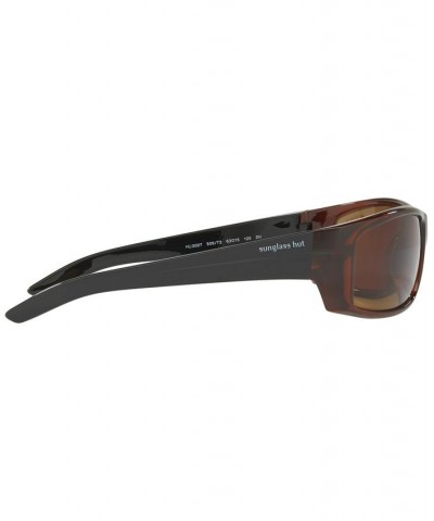 Sunglasses HU2007 63 BROWN/BROWN $17.82 Unisex