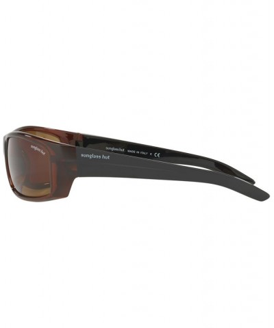 Sunglasses HU2007 63 BROWN/BROWN $17.82 Unisex