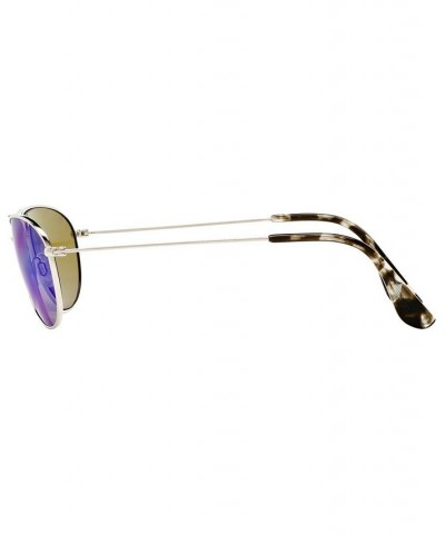 Baby Beach Polarized Sunglasses 245 SILVER SHINY/BLUE MIRROR POLAR $89.32 Unisex